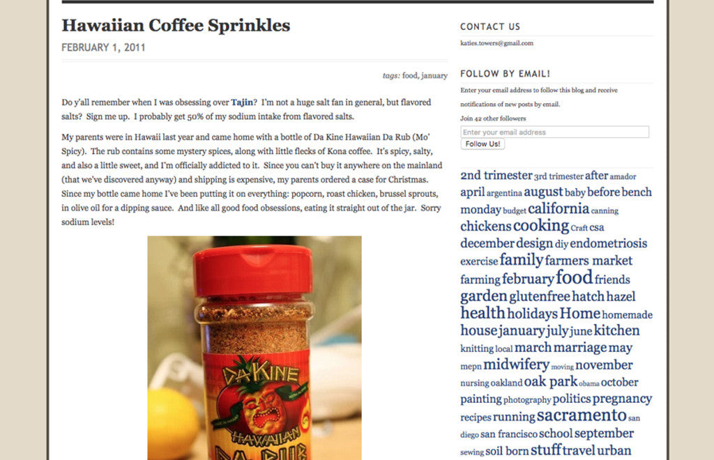 In Oak Park: Hawaiian Coffee Sprinkles